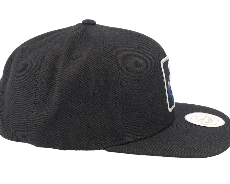 Flexiing Cash Patch Black/Black Snapback - Lucid Smile