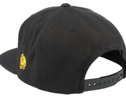 Flexing Abs Patch Black/Black Snapback - Lucid Smile