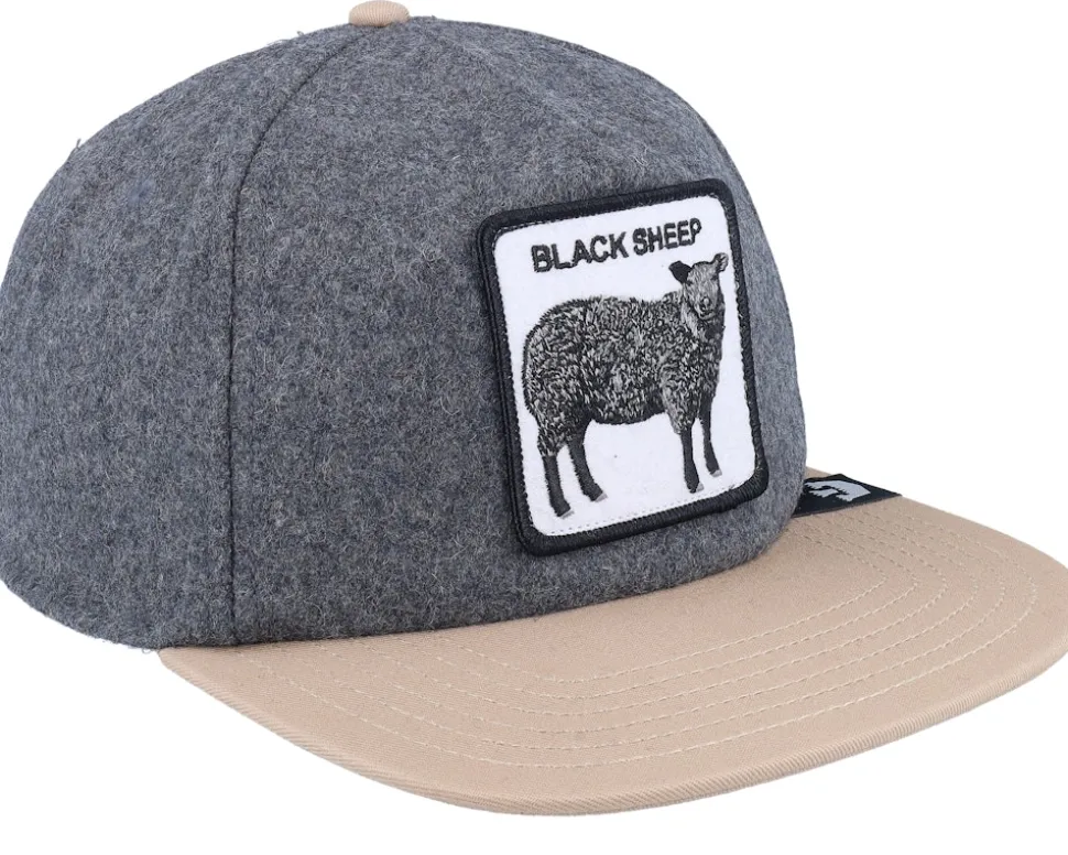 Flock Mountain Wildlife Heather Grey Snapback - Goorin Bros.