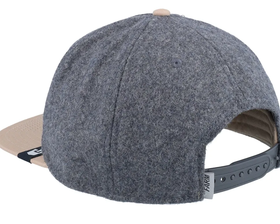 Flock Mountain Wildlife Heather Grey Snapback - Goorin Bros.