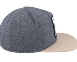 Flock Mountain Wildlife Heather Grey Snapback - Goorin Bros.