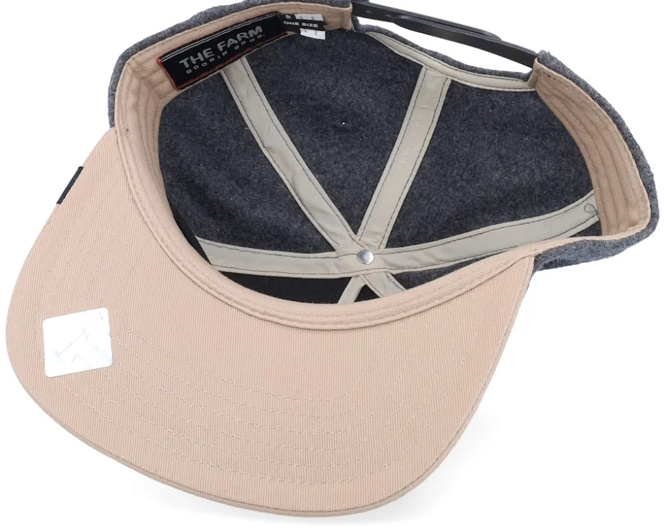 Flock Mountain Wildlife Heather Grey Snapback - Goorin Bros.