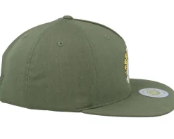 Flower Smile Grey/Birch/Army Olive Trucker - Lucid Smile
