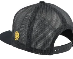 Flower Smile White/Black A-fram Trucker - Lucid Smile