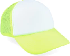 Fluorescent Yellow/White Vintage Trucker Foam - Beechfield