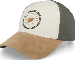 Flyfishing Junkie Love To Hook Up Olive Adjustable - MJM Hats