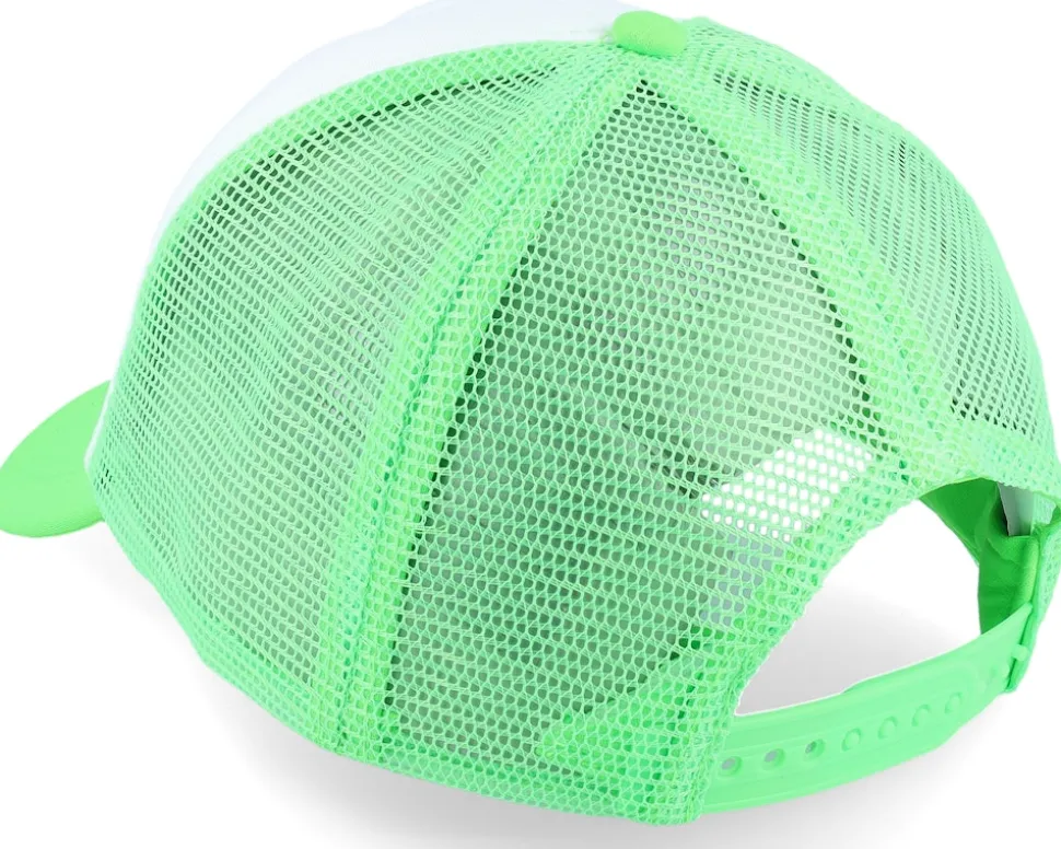 Foam Fluorescent Green/White Vintage Trucker - Beechfield