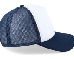 Foam French Navy/White Vintage Trucker - Beechfield