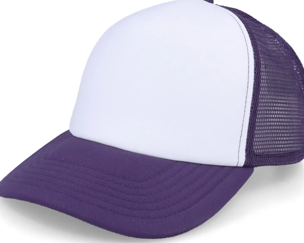 Foam French Navy/White Vintage Trucker - Beechfield