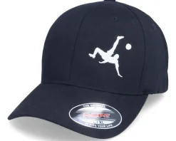 Football Bicycle Kick Black Flexfit - Forza