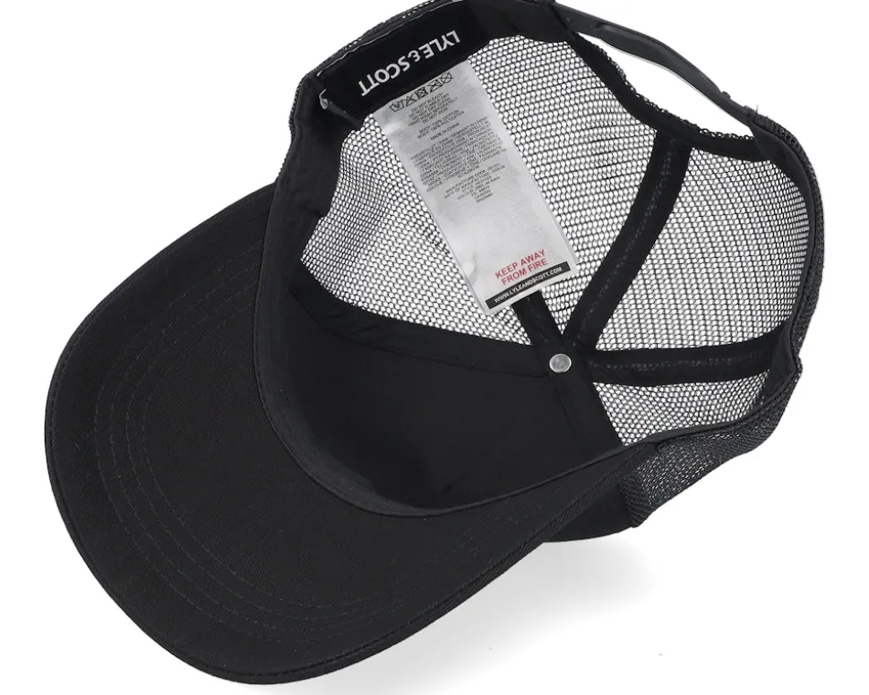 Football For All Cap Jet Black Trucker - Lyle & Scott