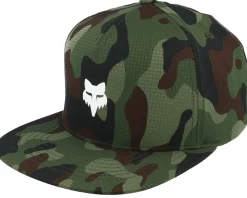 Fox Head Camo Tech Green Camo Snapback - Fox
