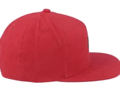 Fox Head Hat Flame Red Snapback - Fox