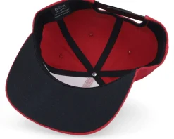 Fox Head Hat Flame Red Snapback - Fox