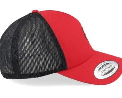 Fox Head Hat Flame Red/Black Trucker - Fox