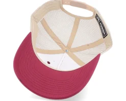 112fp Split Cardinal/Tan Trucker - Richardson