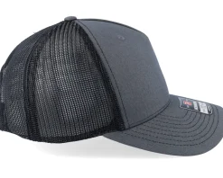 112fp Split Charcoal/Black Trucker - Richardson