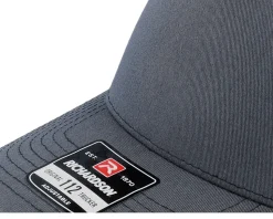 112fp Split Charcoal/Black Trucker - Richardson