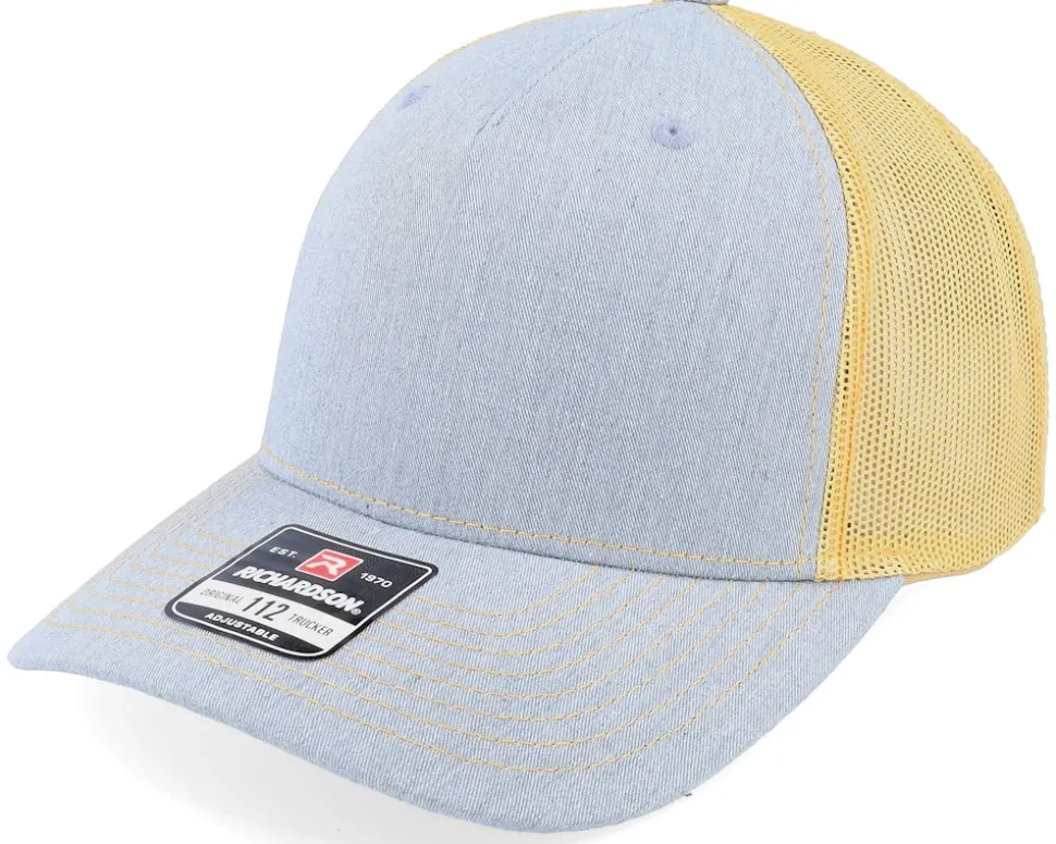 112fp Split Charcoal/Black Trucker - Richardson