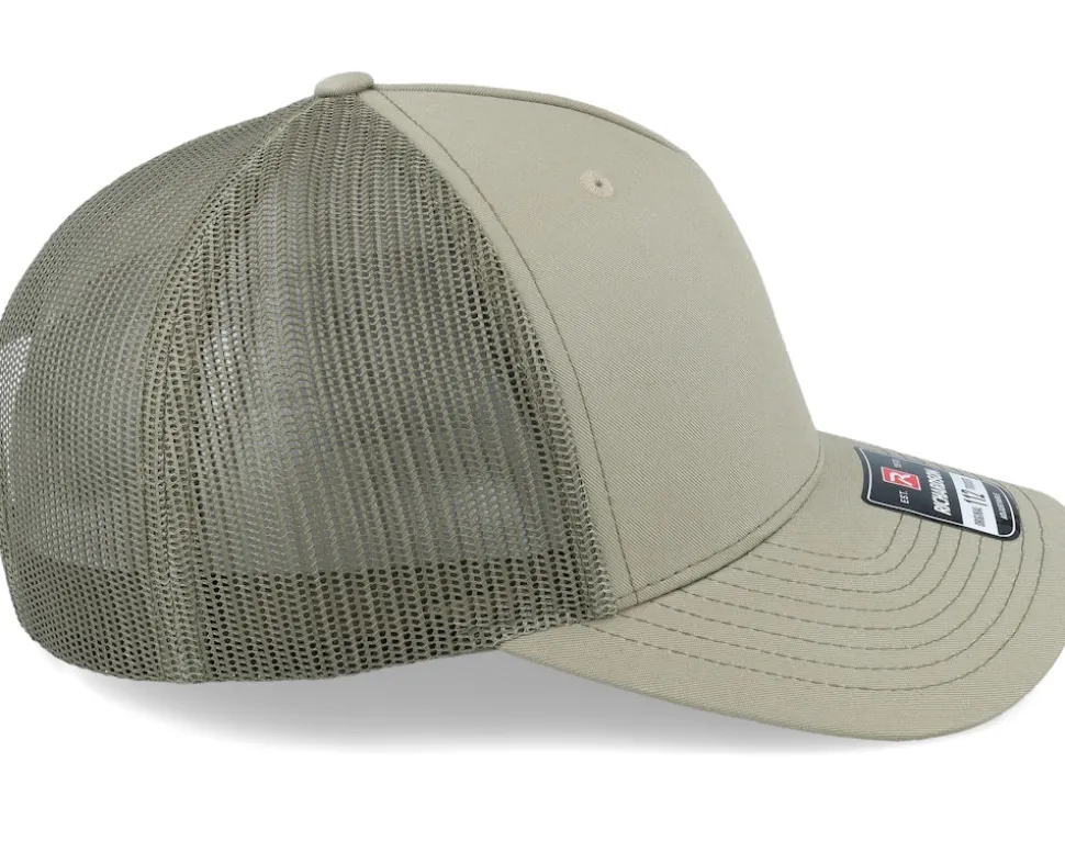 112fp Split Pale Khaki/Loden Trucker - Richardson