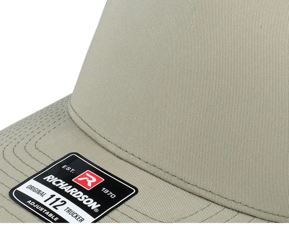 112fp Split Pale Khaki/Loden Trucker - Richardson