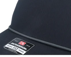 112fpr Split Black/Charcoal/Charcoal Rope Trucker - Richardson