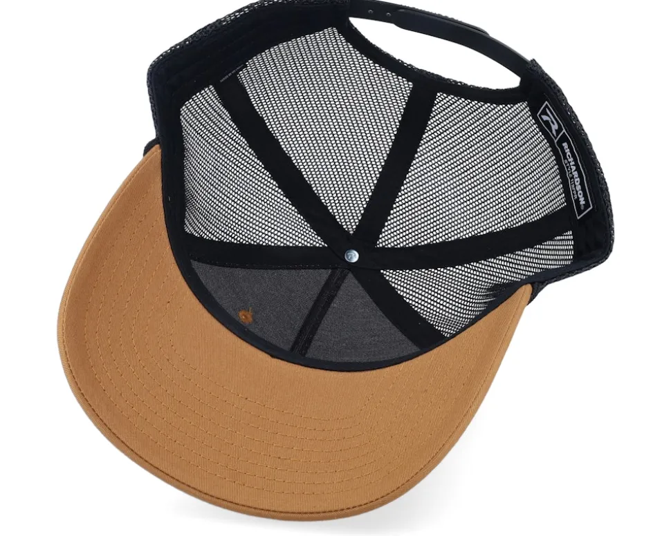 112fpr Split Caramel/Black/Black Rope Trucker - Richardson
