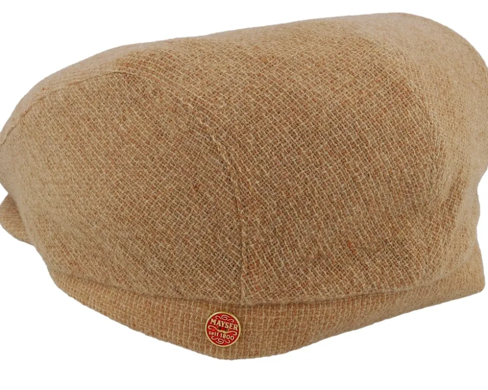 Frankie Amaro Camel Flat Cap - Mayser