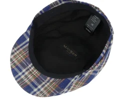 Frankie Como Blue Flat Cap - Mayser