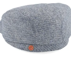 Frankie Soft Casual Blue Flat Cap - Mayser
