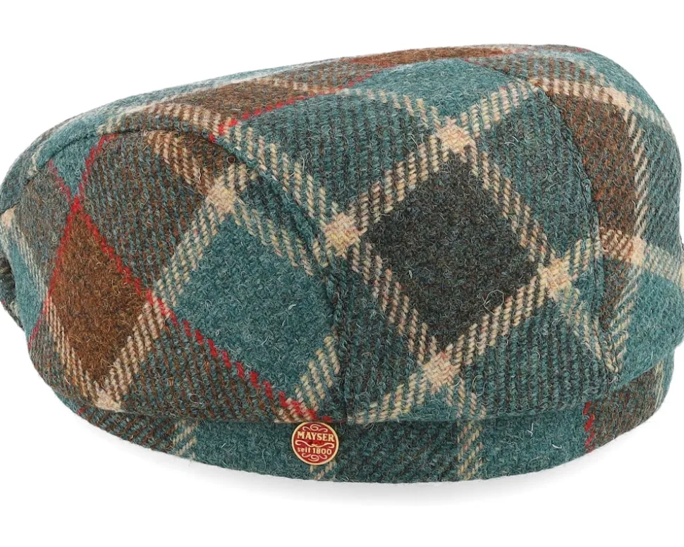 Frankie Soft Casual Green Flat Cap - Mayser