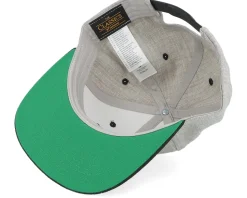 Free Soul Skull Patch Heather Grey/Black Snapback - Born To Ride