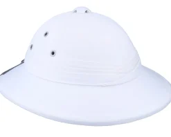 French Pith White Helmet - Village Hats