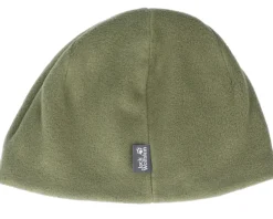 Front Paw Hat Burnt Olive Beanie - Jack Wolfskin