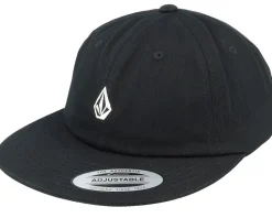 Full Stone Dad Cap Black Strapback - Volcom