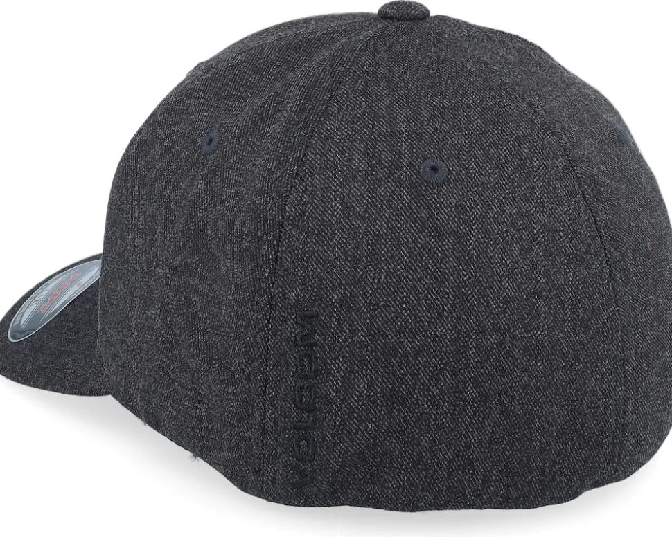 Full Stone Heather Hat Charcoal Heather Flexfit - Volcom