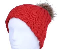 Fur Chunky Beanie Classic Red Pop - Beechfield