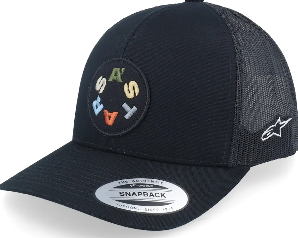 Gambit Hat 1010 Black/Black Trucker - Alpinestars
