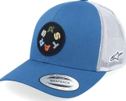 Gambit Hat Blue/White Trucker - Alpinestars