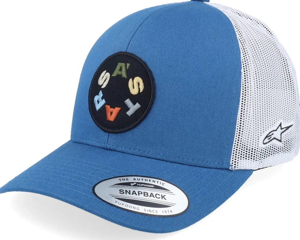 Gambit Hat Blue/White Trucker - Alpinestars