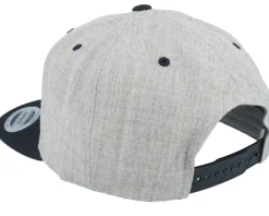 Gang Of Capybara Patch Heather Grey/Black Snapback - Calza Pennello