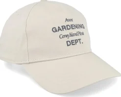 Gardening Deptcurved Brim Almond Milk Dad Cap - Coney Island Picnic