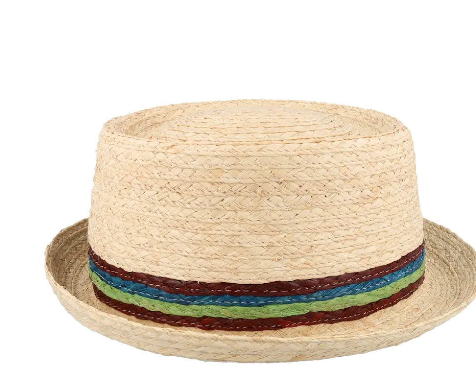 Gareth Raffia Beige Straw Hat - Mayser