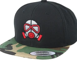 Gas Mask Black/Camo Snapback - Gamerz