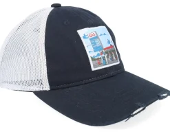 Gas Station Black/White Trucker - Jim Pilleus