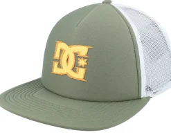 Gas Station Seasonal Deep Lichen Green/White Trucker - DC