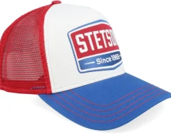 Gasoline White/Red/Royal Trucker - Stetson