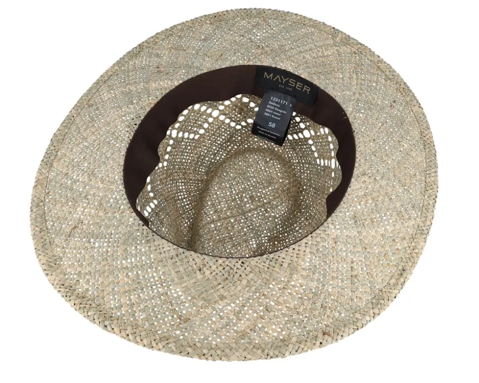 Gedeon Seegras Natur Straw Hat - Mayser