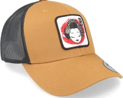 Geisha Retro 2 Tone Caramel/Black Trucker - Yapan