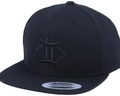 Gemini 3D Black Snapback - Astrology